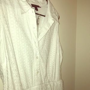 Eyelet Shirtdress w/Pockets (NWT)
